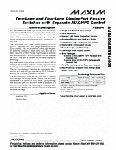 DataSheet MAX4998 pdf